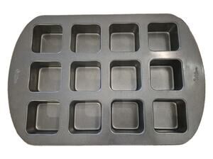 Wilton Ultra Brownie Cake Pan Non-Stick Bakeware Twelve-Cavity 2.5" Square Bars